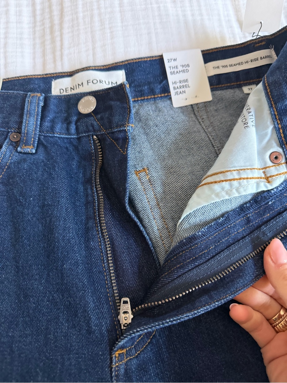 Denim Forum Barrelled Jeans - Picture 7 of 7